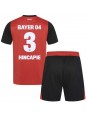 Bayer Leverkusen Piero Hincapie #3 Heimtrikotsatz für Kinder 2024-25 Kurzarm (+ Kurze Hosen)